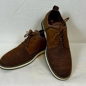 Bruno Marc Boys Knit Oxford Brown Shoes / Size 3